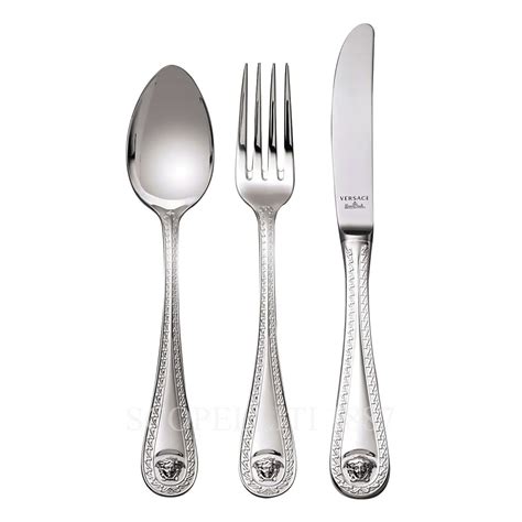 versace fork|versace cutlery sets.